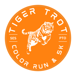 Tiger Trot Color Run + 5k logo