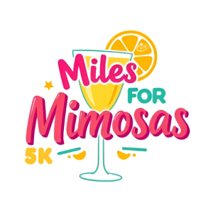 Eckert's Belleville Farm Miles for Mimosa 5k logo