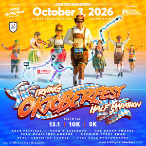 Irving Oktoberfest Half Marathon logo