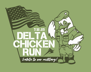 Delta Chicken Run 5k logo