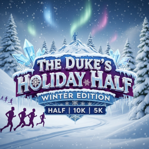 The Duke’s Holiday Half Marathon, 10K, and 5K Race Fest logo
