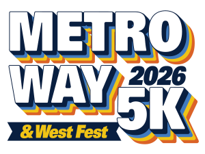 Metro Way 5K & West Fest logo