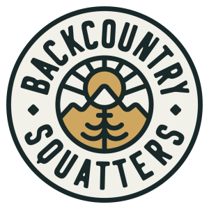Sasquatch Skedaddle by Backcountry Squatters logo