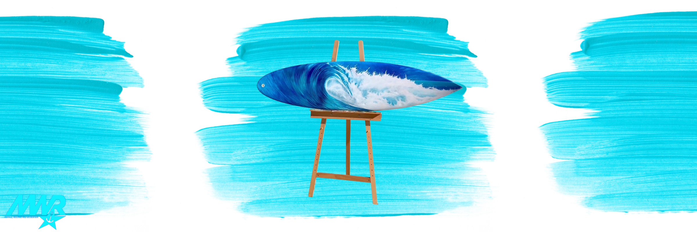 Surfboard Art Hanging Piece