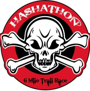 Hashathon 6-Mile Treacherous Trail Run logo