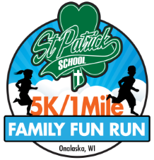 St. Patrick School 5K/1 Mile Family Fun Run logo