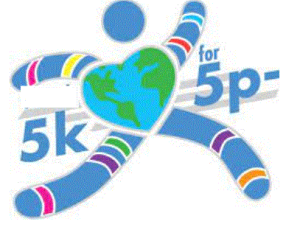 5k for 5p- logo