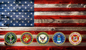 Veterans Mile and 5K logo