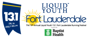The 20th Annual Liquid Youth Fort Lauderdale Running Festival logo
