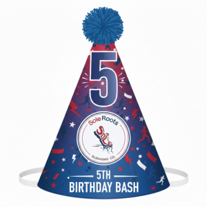 SoleRoots Running Birthday Bash 5K logo