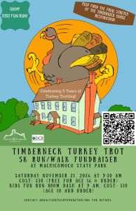 Timberneck Turkey Trot 5k Run/Walk Fundraiser logo