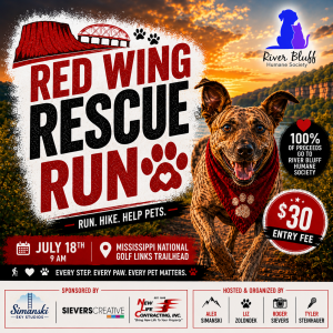 Red Wing Rescue Run logo