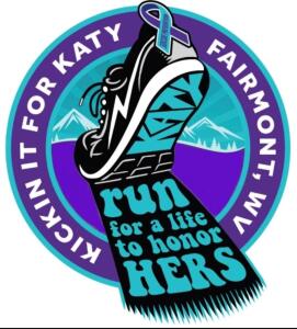 5th Annual Kickin It For Katy 5k run and 1.2 mile Walk logo