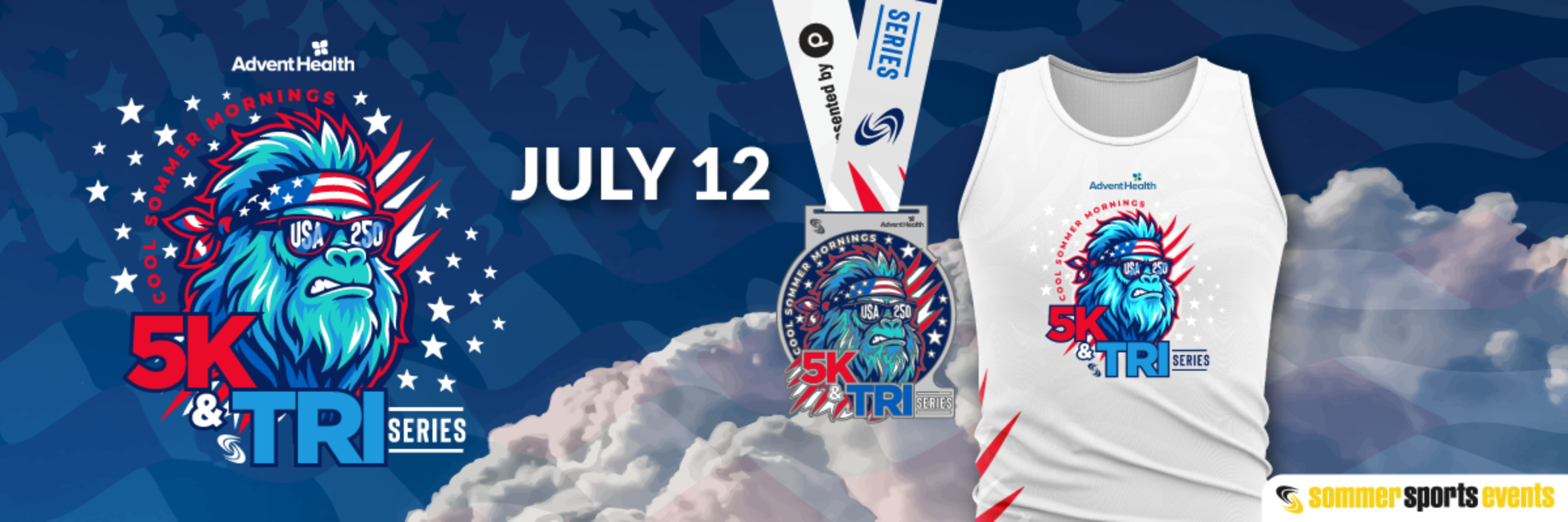 AdventHealth Cool Sommer Mornings Triathlon\Duathlon\5K Series #2