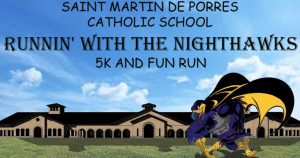 Runnin' With The Nighthawks 5K & 1M Fun Run (Both Timed) logo
