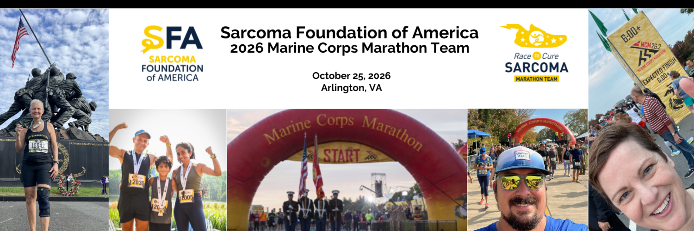 2026 SFA Marine Corps Marathon Team
