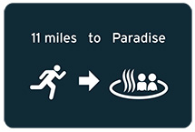 11 Miles to Paradise logo