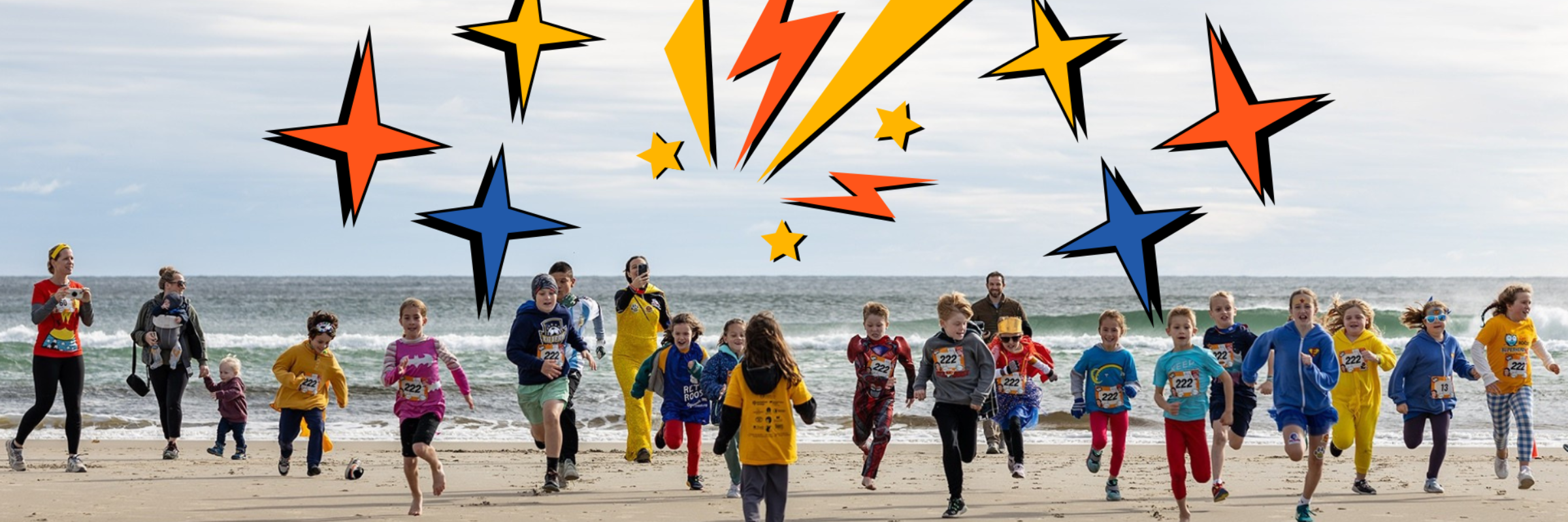 Superhero Family Fun Beach Run