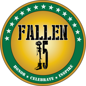 Fallen 15 Memorial Day 4-Miler and Virtual 4-Miler logo