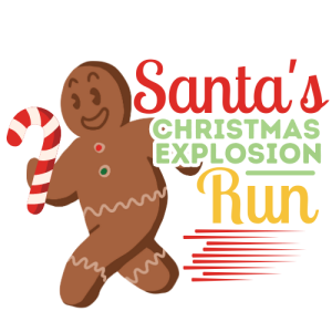 Santa's CHRISTMAS EXPLOSION Run logo