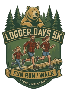 Spring Up Libby 5K - Lincoln County Logger Days Run/Walk logo