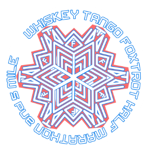 Whiskey Tango Foxtrot Trail Half Marathon & 5 Mile logo