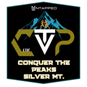 Conquer The Peaks of Silver Mountain 13k & 2Mile Trail Run logo