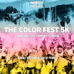 Nemesis 5k Color Run logo