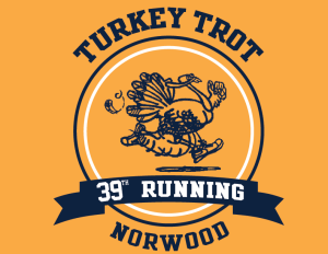 The 39th Running of the Norwood Turkey Trot logo