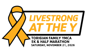 Livestrong at the Y 5K & Half Marathon logo