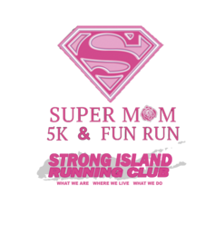 SUPER MOM 5K AND FUN RUN logo