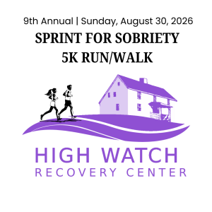 Edrrc - High Watch Recovery Center's Sprint for Sobriety 5K Run/Walk logo