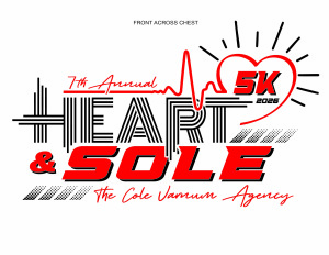 The Heart & Sole 5K logo