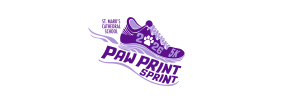 St. Mark's Paw Print Sprint 5k logo