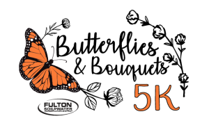 Butterflies & Bouquets 5K logo