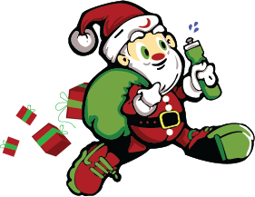 Santa Hustle Johnson City logo