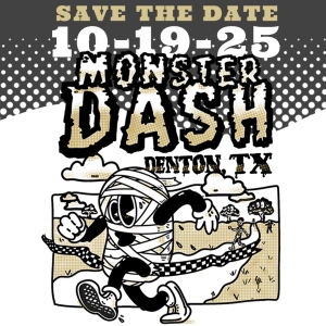 Dmac Monster Dash Fun Run 5k logo