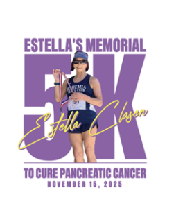 Estella's Memorial 5k Race to Cure Pancreatic Cancer logo