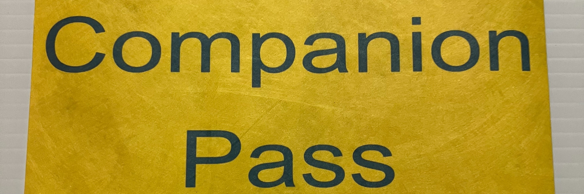 RACE COMPANION PASSES