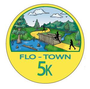 Flo-Town 5K Run/Walk logo