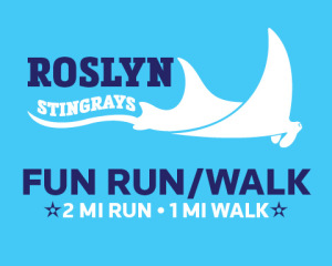 ROSLYN 2 MI RUN • 1 MI WALK logo