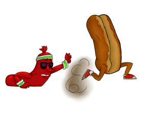 Millside Fitness Bun Run 5k logo