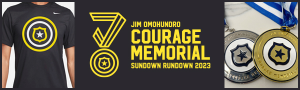 Jim Omohundro Courage Memorial Sundown Rundown 5k Run & 1 mile walk logo
