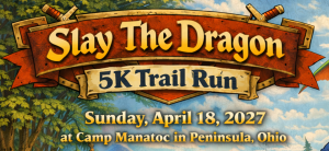Slay The Dragon 5K Memorial Trail Run logo