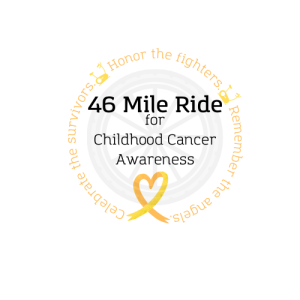 46 Mile Ride for Childhood Cancer Awareness logo