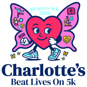 Charlotte's Heart Beats On 5k logo