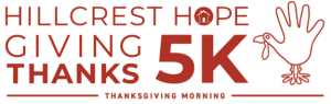 The Hillcrest Hope Giving Thanks 5K logo