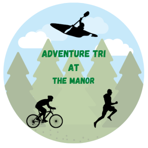 Adventure Triathlon at The Manor # logo