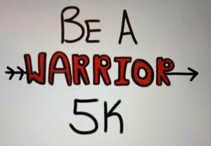 Be A Warrior 5k logo