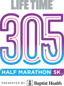 Life Time 305 Half Marathon and 5K Presented by Baptist Health logo